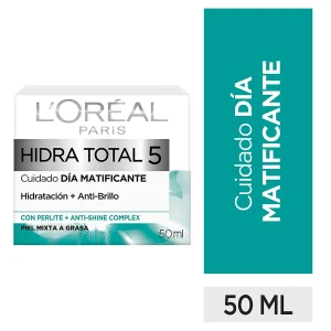 L'ORÉAL PARIS HT5 CREMA HIDRATANTE DIA MATIFICANTE 50ml - Imagen 1