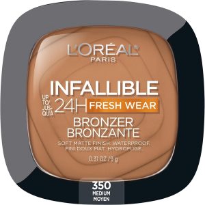 L'ORÉAL PARIS INFALLIBLE FRESH WEAR BRONZER 350 MEDIUM - Imagen 1