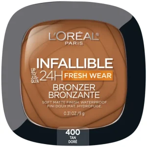 L'ORÉAL PARIS INFALLIBLE FRESH WEAR BRONZER 400 TAN - Imagen 1
