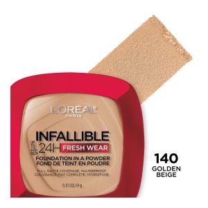 L'ORÉAL PARIS INFALLIBLE FW POWDER GOLDEN BEIGE 140 - Imagen 2