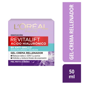 L'ORÉAL PARIS REVITALIF ACIDO HIALURONICO GEL CREMA 50ml - Imagen 1