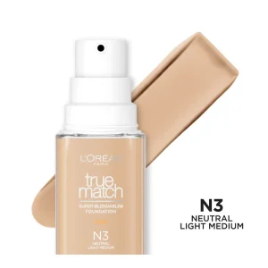 L'ORÉAL PARIS TRUE MATCH FD LIGHT MEDIUM N3 - Imagen 2
