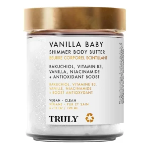 TRULY VANILLA BABY SHIMMER BODY BUTTER 198ml - Imagen 1