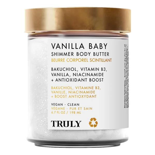 TRULY VANILLA BABY SHIMMER BODY BUTTER 198ml