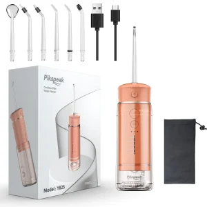 PIKSPEAK CORDLESS SLIDE WATER FLOSSER ORANGE Y825 - Imagen 2