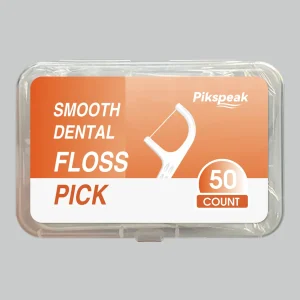 PIKSPEAK SMOOTH DENTAL FLOSS PICK 50 COUNT - Imagen 1