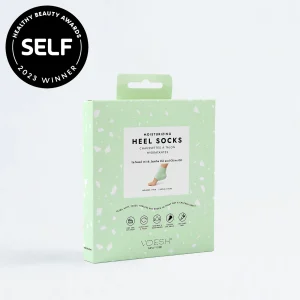 VOESH MOISTURIZING HEEL SOCKS MINT VFS003MNT - Imagen 1