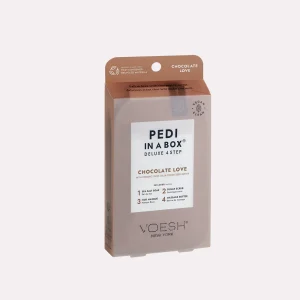 VOESH PEDI IN A BOX DELUXE 4 STEP CHOCOLATE LOVE VPC208CHO - Imagen 1