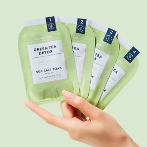 VOESH PEDI IN A BOX DELUXE 4 STEP GREEN TEA DETOX VPC208GRT - Imagen 2