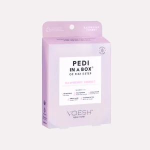VOESH PEDI IN A BOX O2 FIZZ 5 STEP RASPBERRY SORBET VPC508RBS - Imagen 1