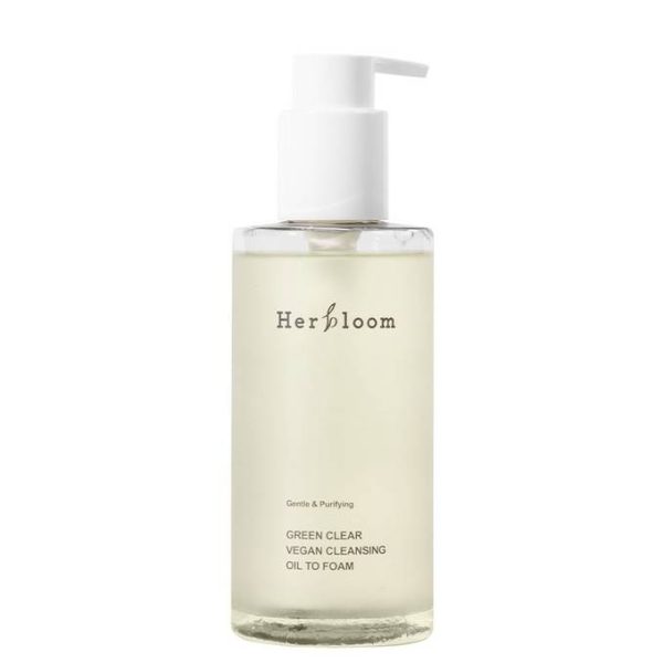 HERBLOOM GREEN CLEAR VEGAN CLEANSING OIL TO FOAM 200ml