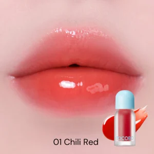 TOCOBO JUICY BERRY PLUMPING LIP OIL 01 CHILL RED 4g - Imagen 2