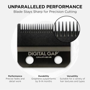 COCCO DIGITAL GAP AMBASSADOR GRAPHENE FADE CLIPPER BLADE - Imagen 2