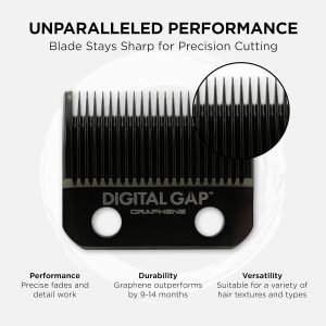 COCCO DIGITAL GAP AMBASSADOR GRAPHENE TAPER CLIPPER BLADE - Imagen 2