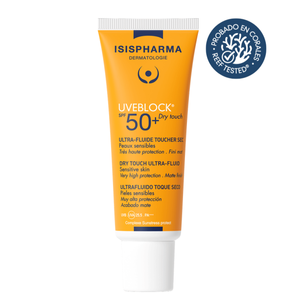 ISISPHARMA UVEBLOCK SPF50 MEDIUM TINTED DRY TOUCH ULTRA FLUID 40ml