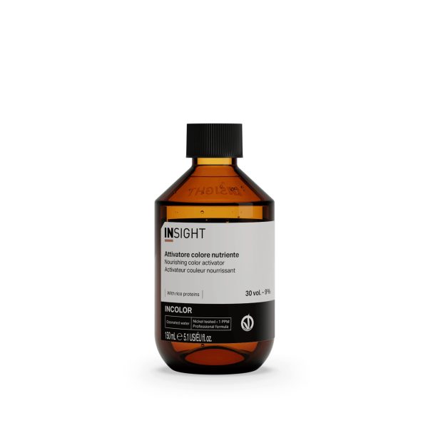 Tubo de activador de color INCOLOR de Insight para coloración capilar 150ml.