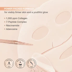 NAISTURE PEPTIDE GLOW OVERNIGHT MASK 35g 4SHEETS - Imagen 2