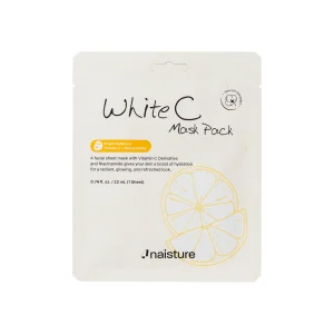 NAISTURE WHITE C MASK PACK 5 SHEETS 22ml - Imagen 2