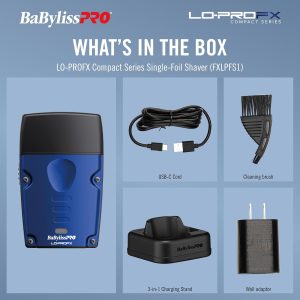 BABYLISS PRO LO-PRO FX COMPACT SERIES SHAVER BLUE FXLPFS1 - Imagen 2