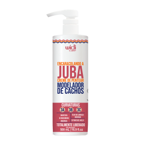 WIDI CARE JUBA ENCARACOLANDO A JUBA CREMA DE PENTEAR 3A 3B 3C 500ml - Imagen 1
