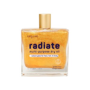 SPALIFE RADIATE SHIM MULTIPURPOSE DRY OIL 100ML GOLD SHIMMER SBOG2 - Imagen 1