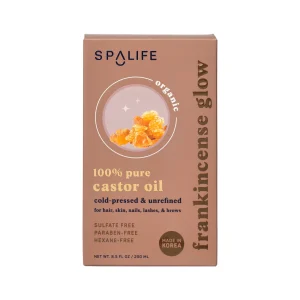 SPALIFE 100 PURE ORGANIC CASTOR OIL WITH FRANKINCENSE GLOW 250ML TJXCO6 - Imagen 1