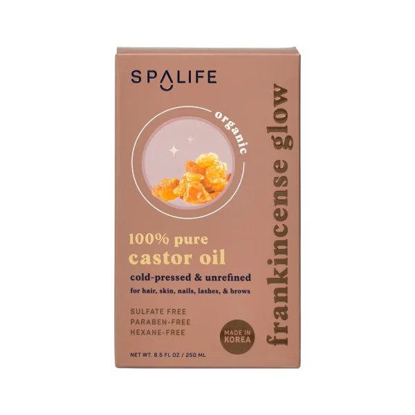 SPALIFE 100 PURE ORGANIC CASTOR OIL WITH FRANKINCENSE 250ML TJXCO6