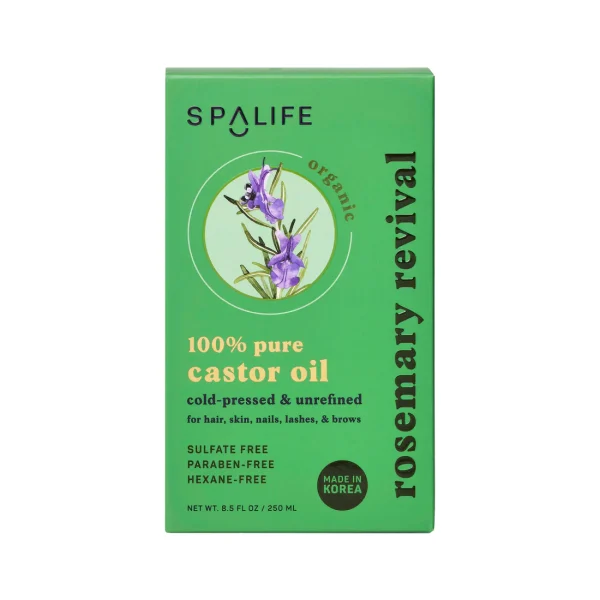 SPALIFE 100 PURE ORGANIC CASTOR OIL WITH ROSEMARY 250ML TJXCO5