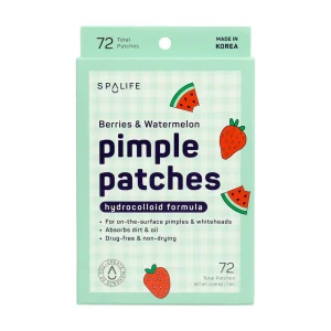 SPALIFE BERRIES & WATERMELON PIMPLE PATCHES 72 CT PP37048 - Imagen 1