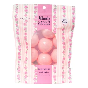 SPALIFE BLUSH CRUSH 10 PACK BATH BOMB EBB02 - Imagen 1