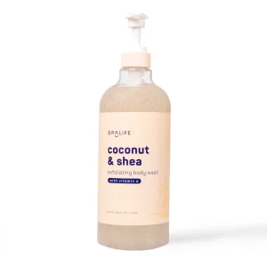 SPALIFE COCONUT & SHEA EXFOLIATING BODY WASH 1LT CSEBW - Imagen 1