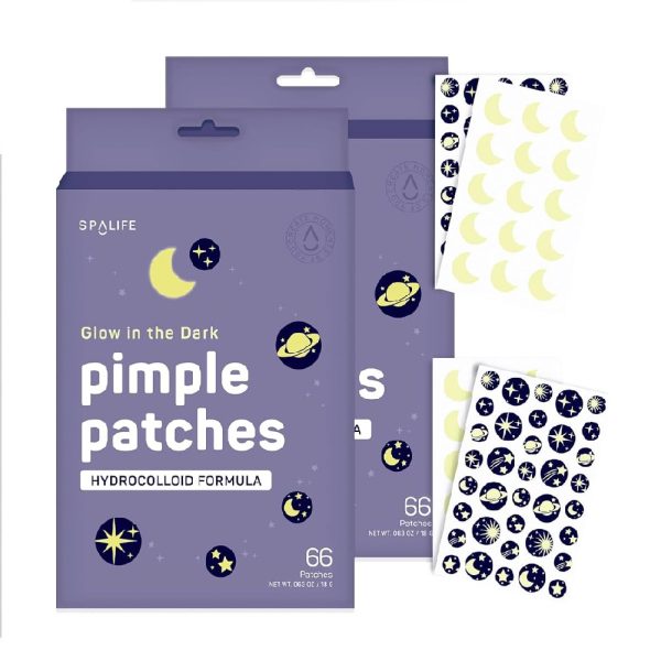 SPALIFE GLOW IN THE DARK PIMPLE PATCHES 66 CT PP1100