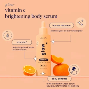 SPALIFE GLOW VITAMIN C BRIGHTENING BODY SERUM OIL 100ML GVCBS - Imagen 2