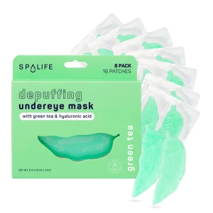 SPALIFE GREEN TEA DEPUFFING UNDER EYE MASK 8 PACK UEJ10108 - Imagen 1