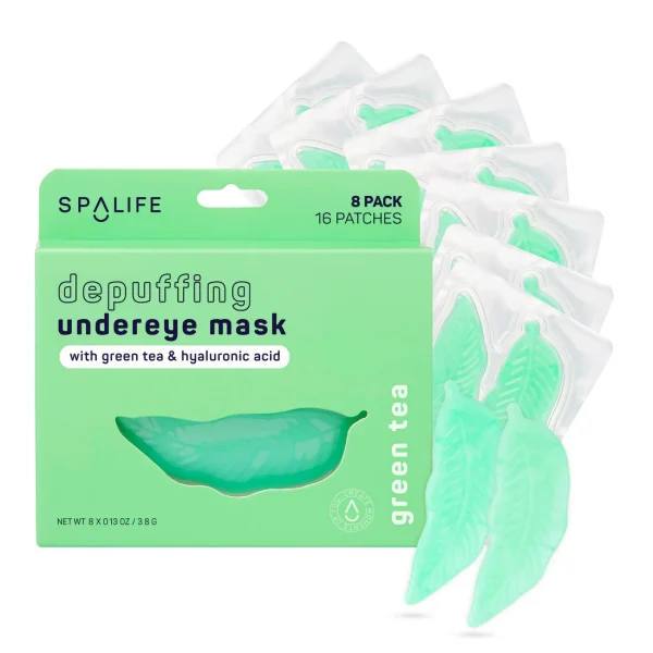 SPALIFE GREEN TEA DEPUFFING UNDEREYE MASK 8 PACK UEJ10108