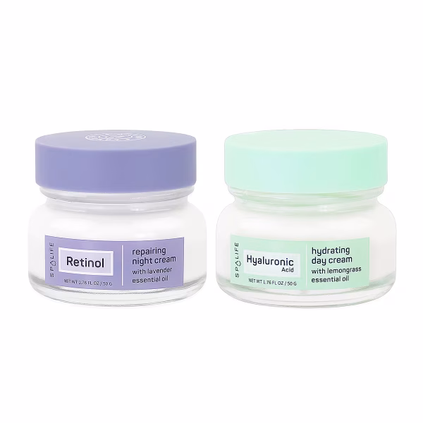 SPALIFE HYALURONIC ACID & RETINOL DAY CREAM 2PK SET HACFDC