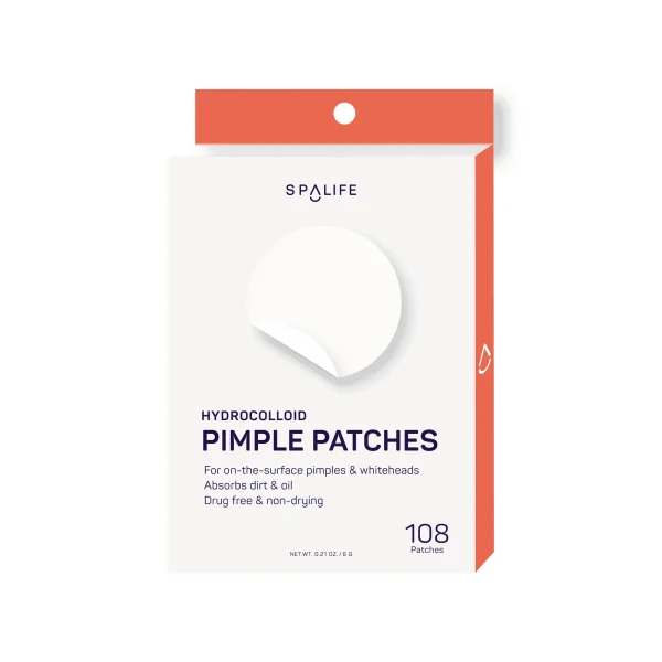 SPALIFE HYDROCOLLOID PIMPLE PATCHES ORANGE PACKAGE 108 CT PP1400K