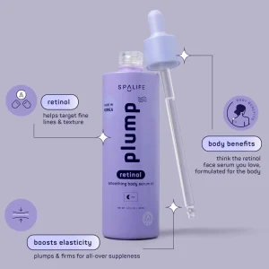 SPALIFE PLUMP RETINOL SMOOTHING BODY SERUM OIL 100ML PRSS - Imagen 2