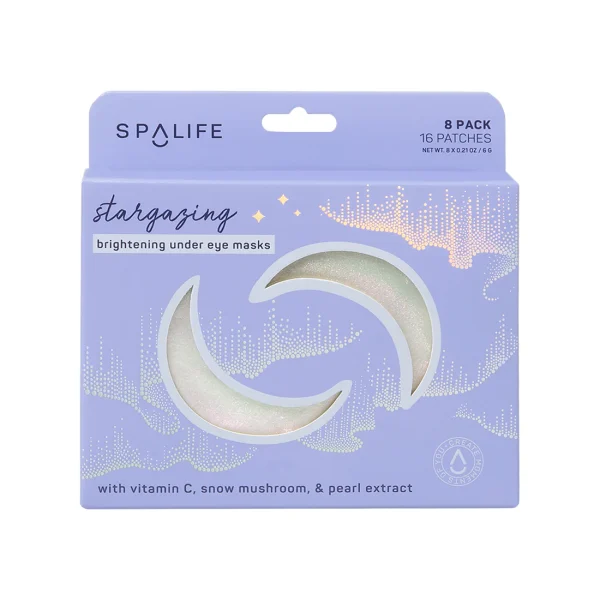 SPALIFE STARGAZING BRIGHT UNDER EYE MASKS WITH VITAMINC 8 PK UEJ1007