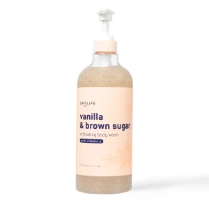 SPALIFE VANILLA & BROWN SUGAR EXFOLIATING BODY WASH 1LT VBSEBW - Imagen 1