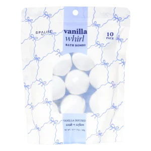 SPALIFE VANILLA WHIRL 10 PACK BATH BOMB EBB03 - Imagen 1