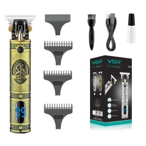 VGR VOYAGER MEN PROFESSIONAL HAIR TRIMMER GOLD V-228 - Imagen 1
