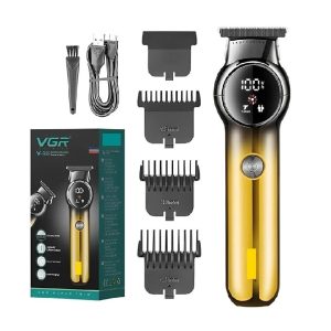 VGR VOYAGER MEN PROFESSIONAL HAIR TRIMMER BLACK/GOLD V-989 - Imagen 1