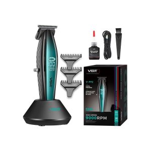 VGR VOYAGER MEN HIGH SPEED HAIR TRIMMER 9000RPM GREEN V-992 - Imagen 1