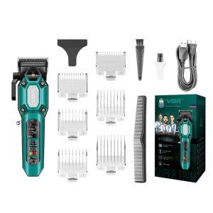 VGR VOYAGER MEN PROFESSIONAL HAIR CLIPPER CORDLESS GREEN V-600 - Imagen 1