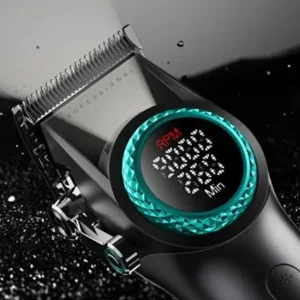VGR VOYAGER MEN HIGH SPEED HAIR CLIPPER 9000RPM BLACK/GREEN V-001 - Imagen 2