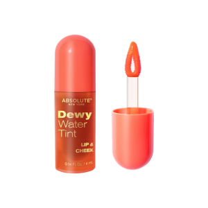 ABSOLUTE NY DEWY WATER LIP & CHEEK TINT CORAL POP MLTN02 4mL - Imagen 1