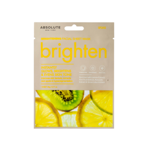 ABSOLUTE NY FACIAL SHEET MASK BRIGHTEN 20g SFCA12 - Imagen 1
