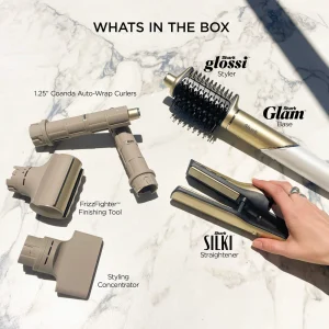 SHARK GLAM HOT TOOL AIR STYLING & DRYING SYSTEM HD6051S - Imagen 5