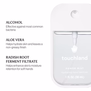 TOUCHLAND UNSCENTED POWER MIST 30ml - Imagen 2